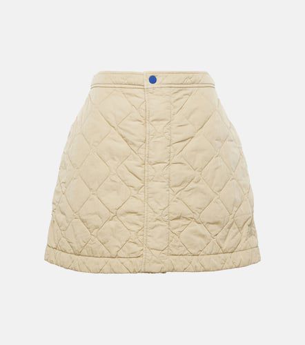 Mini-jupe matelassée taille haute - Burberry - Modalova