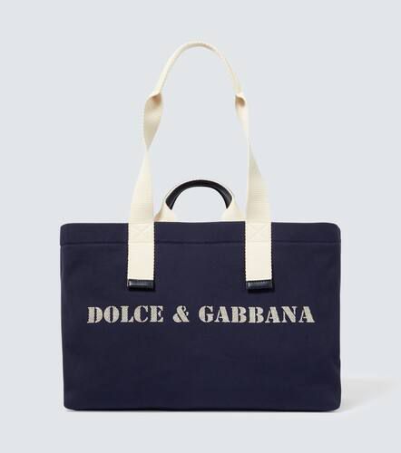 Cabas en toile à logo - Dolce&Gabbana - Modalova