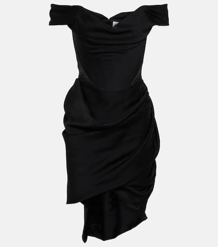 Robe en crêpe à encolure bardot - Vivienne Westwood - Modalova