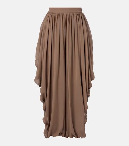 Elie Saab Pantalon en soie drapé - Elie Saab - Modalova