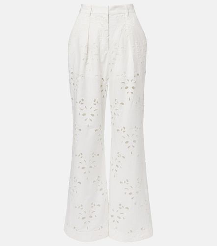 Pantalon évasé Artesan en broderie anglaise - Rebecca Vallance - Modalova