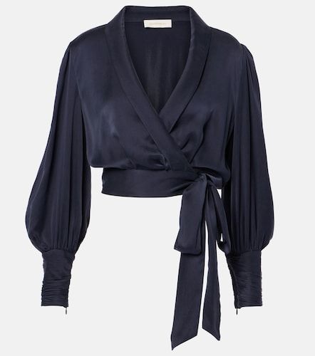 Zimmermann Top portefeuille en soie - Zimmermann - Modalova