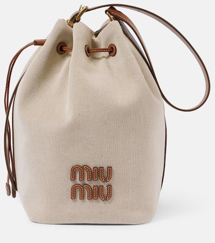 Miu Miu Sac seau à cuir et à logo - Miu Miu - Modalova