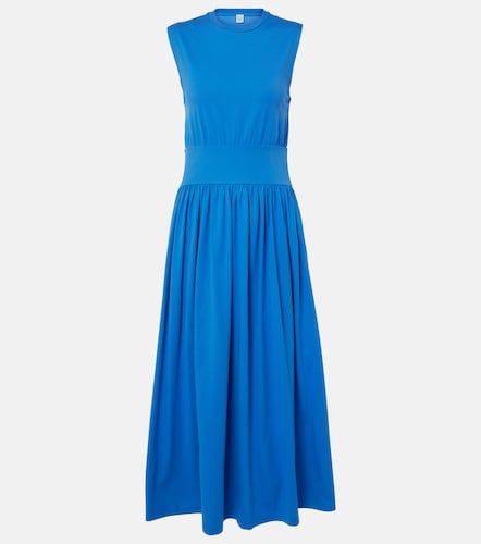 Toteme Robe midi en coton - Toteme - Modalova