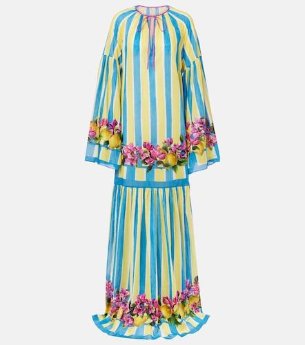Cafetan rayé en coton - Dolce&Gabbana - Modalova