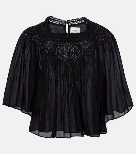 Blouse Garia en coton et dentelle - Marant Etoile - Modalova