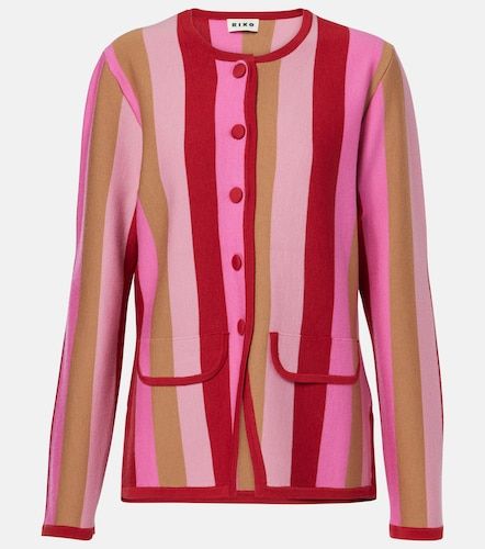 Cardigan Mirja rayé en laine mélangée - Rixo - Modalova