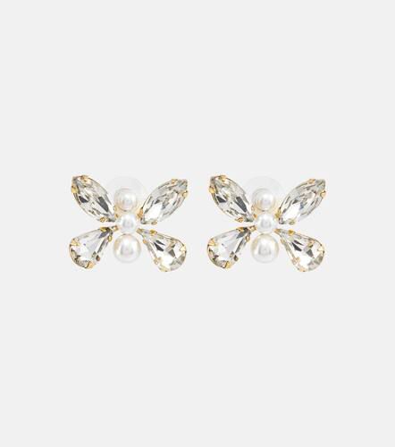 Boucles d'oreilles Alessia à cristaux et perles fantaisie - Jennifer Behr - Modalova