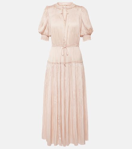 Robe midi Astrid en satin - Ulla Johnson - Modalova