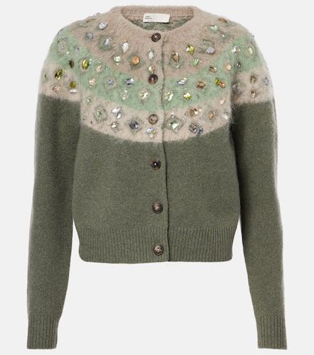 Cardigan en laine mélangée - Tory Burch - Modalova