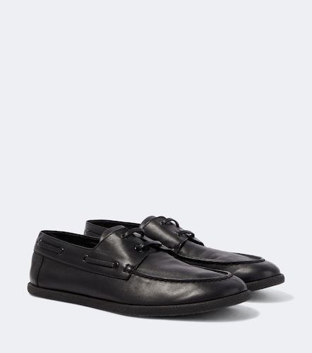 Chaussures bateau Novus en cuir - The Row - Modalova