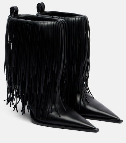 Bottines Avenue Fringe en cuir - Balenciaga - Modalova