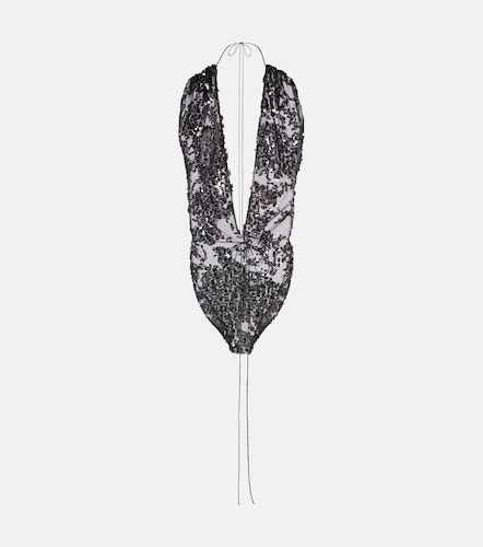 Body en tulle à sequins - Victoria Beckham - Modalova