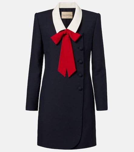 Robe en Crêpe Couture à nœud - Valentino - Modalova