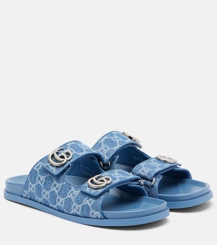 Gucci Mules GG en denim - Gucci - Modalova