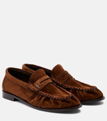 Mocassins Le Loafer en daim - Saint Laurent - Modalova