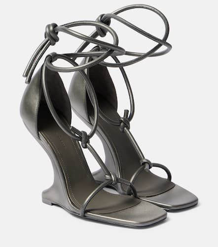 Sandales compensées Cantilever en cuir - Rick Owens - Modalova