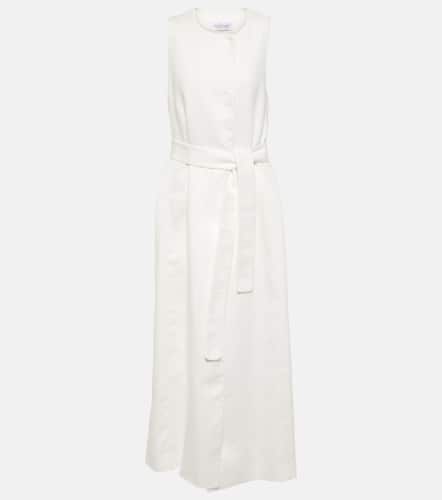 Robe portefeuille midi Aureo en lin - Max Mara - Modalova