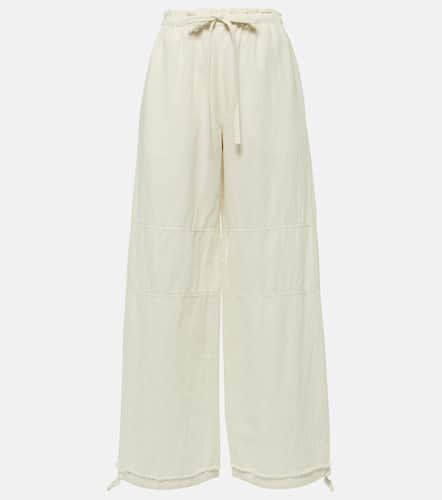 Pantalon ample en coton et lin - Acne Studios - Modalova