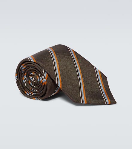 Cravate rayée en jacquard de soie - Gucci - Modalova