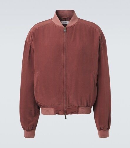 Versace Blouson oversize en soie - Versace - Modalova