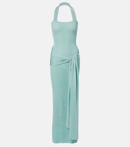 Robe longue en maille lamée - Aya Muse - Modalova