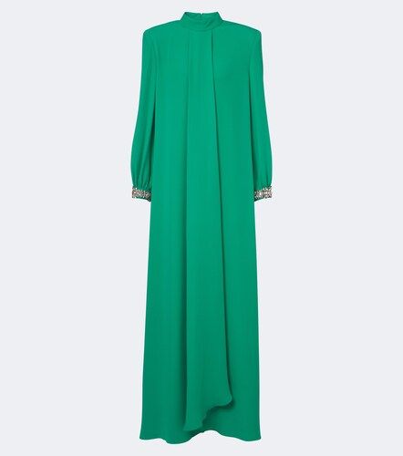 Robe longue Cady Couture en soie à cristaux - Valentino - Modalova