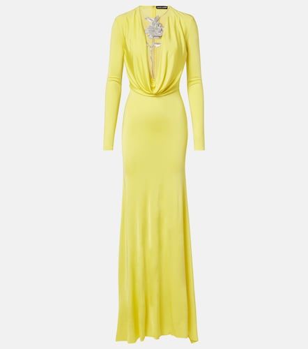 David Koma Robe longue à ornements - David Koma - Modalova