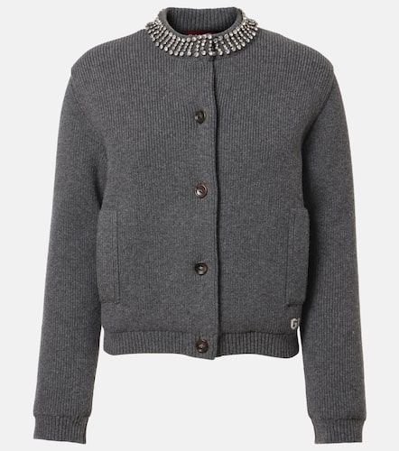 Cardigan en laine à ornements - Gucci - Modalova