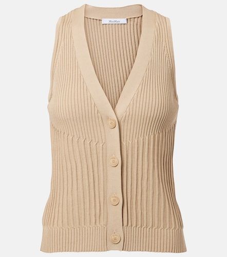 Cardigan sans manches Bimba en coton mélangé - Max Mara - Modalova