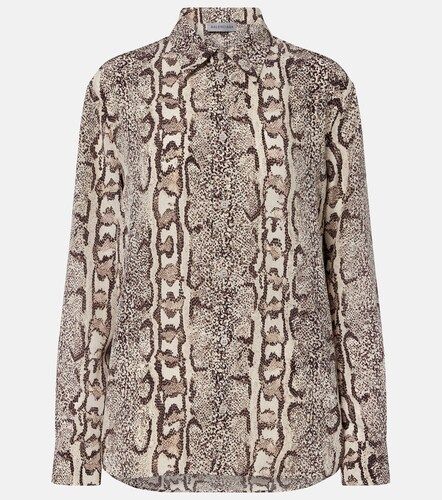 Chemise en soie à imprimé - Balenciaga - Modalova