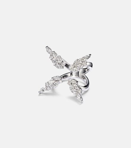 Bague Y-Not en or blanc 18 ct et diamants - Yeprem - Modalova