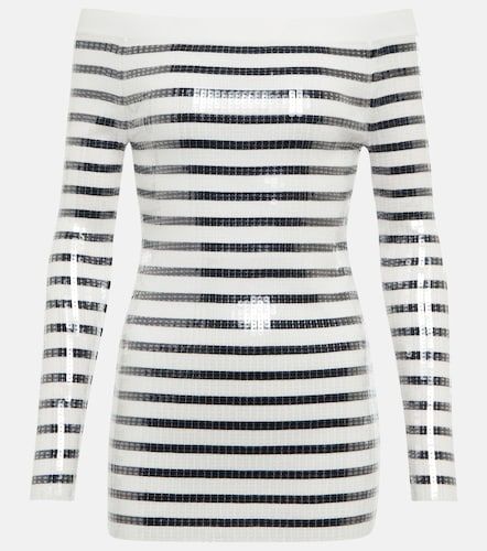 Robe pull rayée à sequins - Jean Paul Gaultier - Modalova