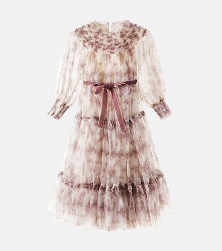 Robe Domenica en toile de Jouy et tulle - C'era Una Volta - Modalova