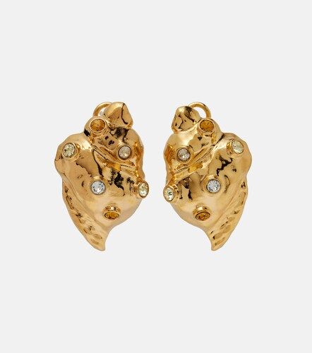 Boucles d’oreilles Seashell à cristaux - Oscar de la Renta - Modalova