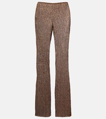 Pantalon évasé Dries en lamé - Cala de la Cruz - Modalova