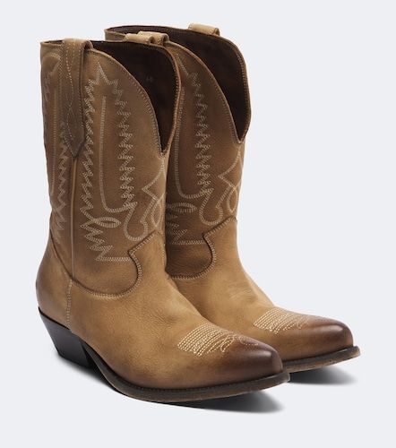 Bottines santiags Wish Star en cuir - Golden Goose - Modalova