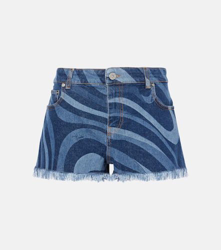 Pucci Short Marmo en jean - Pucci - Modalova