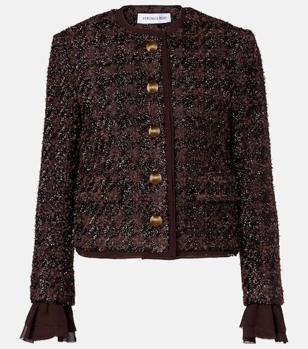 Veste Audrina en tweed métallisé - Veronica Beard - Modalova