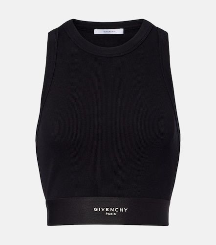 Débardeur court en coton à logo - Givenchy - Modalova