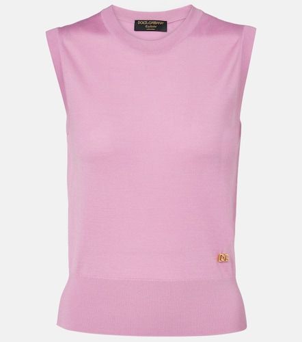 Top en cachemire et soie - Dolce&Gabbana - Modalova