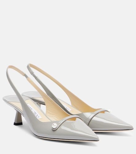 Escarpins slingback Amita 45 en cuir verni - Jimmy Choo - Modalova