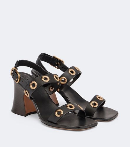 Chloé Sandales Janis en cuir - Chloe - Modalova