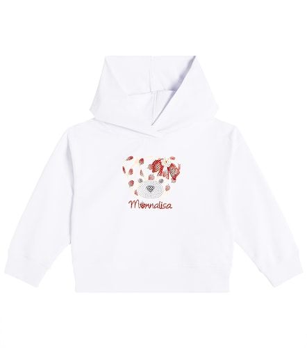 Sweat-shirt à capuche imprimé en coton - Monnalisa - Modalova