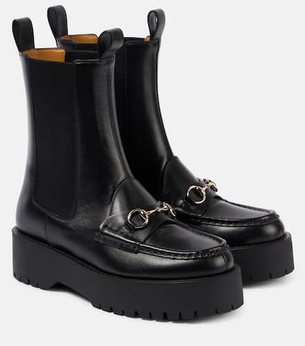 Bottines Chelsea Horsebit en cuir - Gucci - Modalova