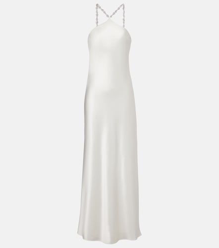 Robe Cadence en satin à perles - Staud - Modalova