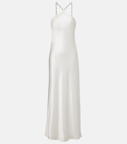 Robe Cadence en satin à perles - Staud - Modalova