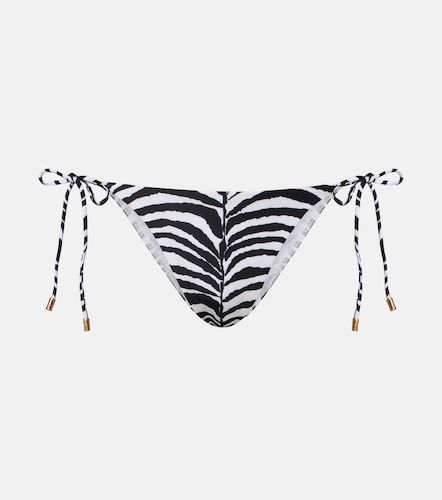 Culotte de bikini Tie Side à imprimé zébré - ViX Paula Hermanny - Modalova