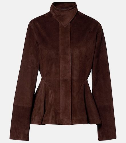 Alaïa Veste en daim péplum - Alaia - Modalova