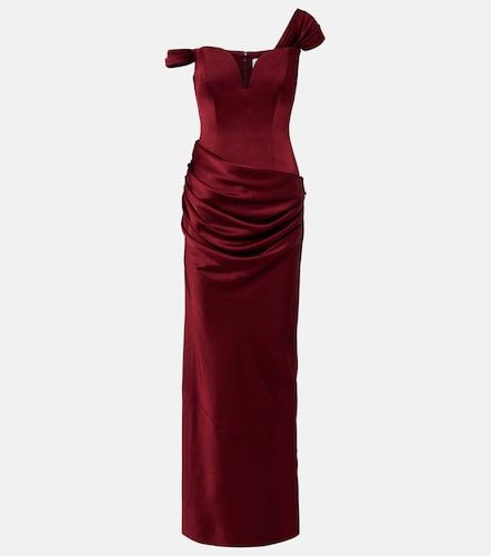 Robe longue en crêpe de satin - Alex Perry - Modalova